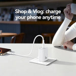 شاحن سريع USB-C / Type-C منفذ واحد USAMS CC329 T69 PD 30 واط، CC329