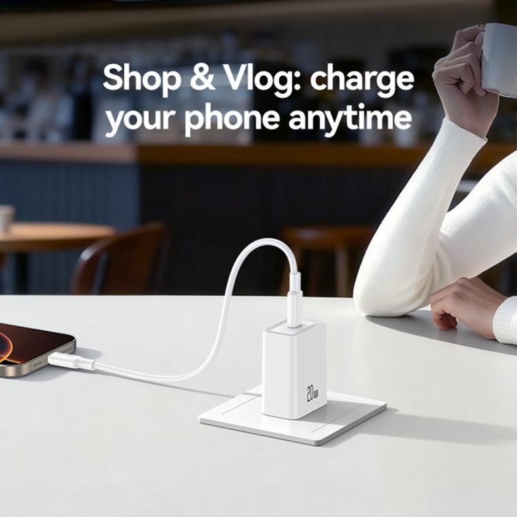 شاحن سريع USB-C / Type-C منفذ واحد USAMS CC329 T69 PD 30 واط، CC329