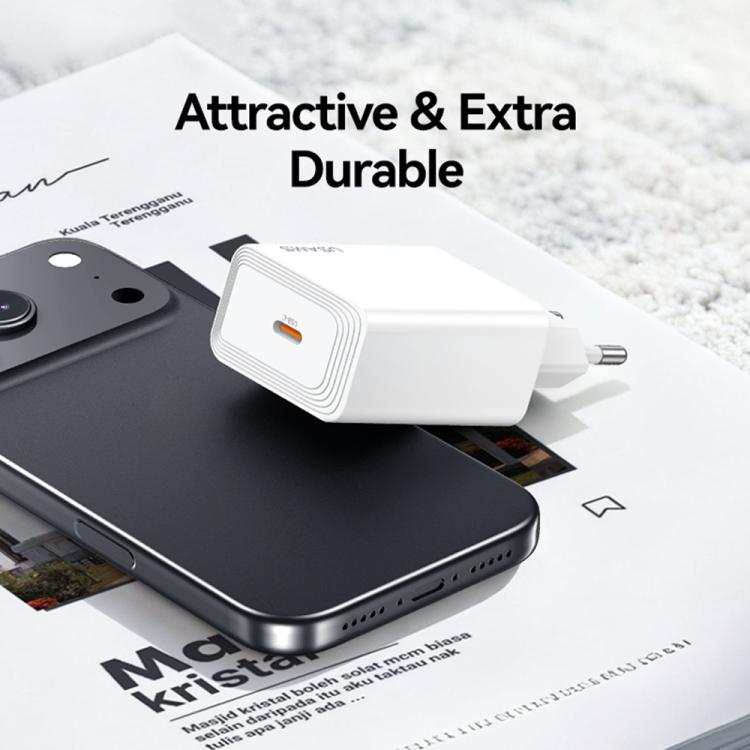 شاحن سريع USB-C / Type-C منفذ واحد USAMS CC329 T69 PD 30 واط، CC329