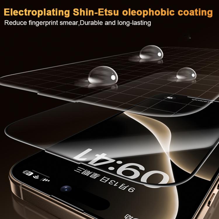 بنكس كينغ كونغ كورنينج فيلم مقسى كامل اللصق DLC قابل للانحناء السريع، لهاتف iPhone 17 Pro Max، لهاتف iPhone 17 Pro