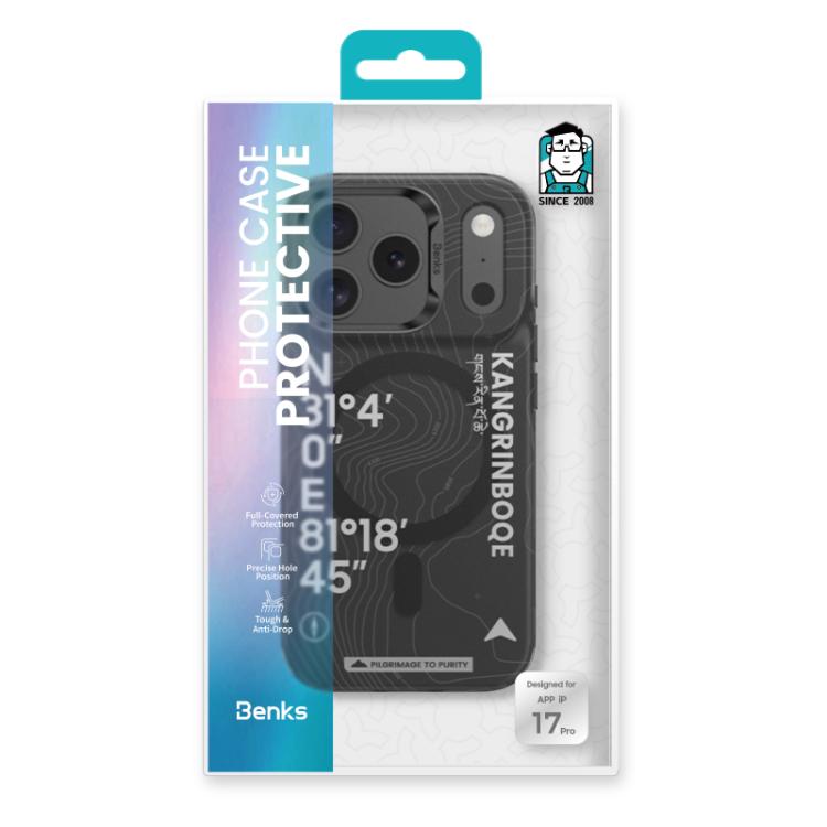 غطاء هاتف Benks Light Color D1 Series مغناطيسي MagSafe، لهواتف iPhone 17 Pro Max، iPhone 17 Pro