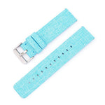 Stainless Steel Pin Buckle Nylon Woven Canvas Watch Band, 12mm, 14mm