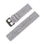 Stainless Steel Pin Buckle Nylon Woven Canvas Watch Band, 12mm, 14mm