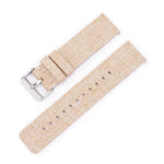 Stainless Steel Pin Buckle Nylon Woven Canvas Watch Band, 20mm, 22mm