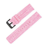 Stainless Steel Pin Buckle Nylon Woven Canvas Watch Band, 20mm, 22mm