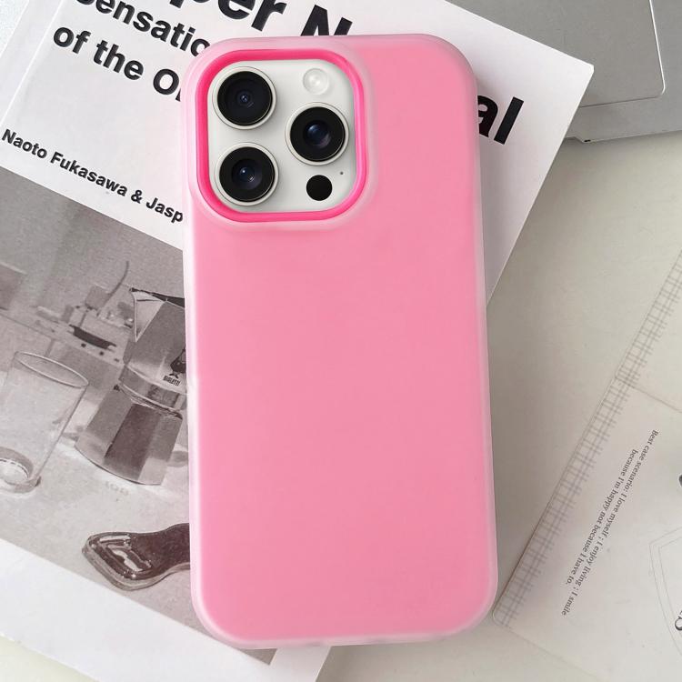 Jelly Color Matte Feel PC Hybrid TPU Phone Case, For iPhone 15 Pro Max, For iPhone 15 Pro, For iPhone 15 Plus, For iPhone 15