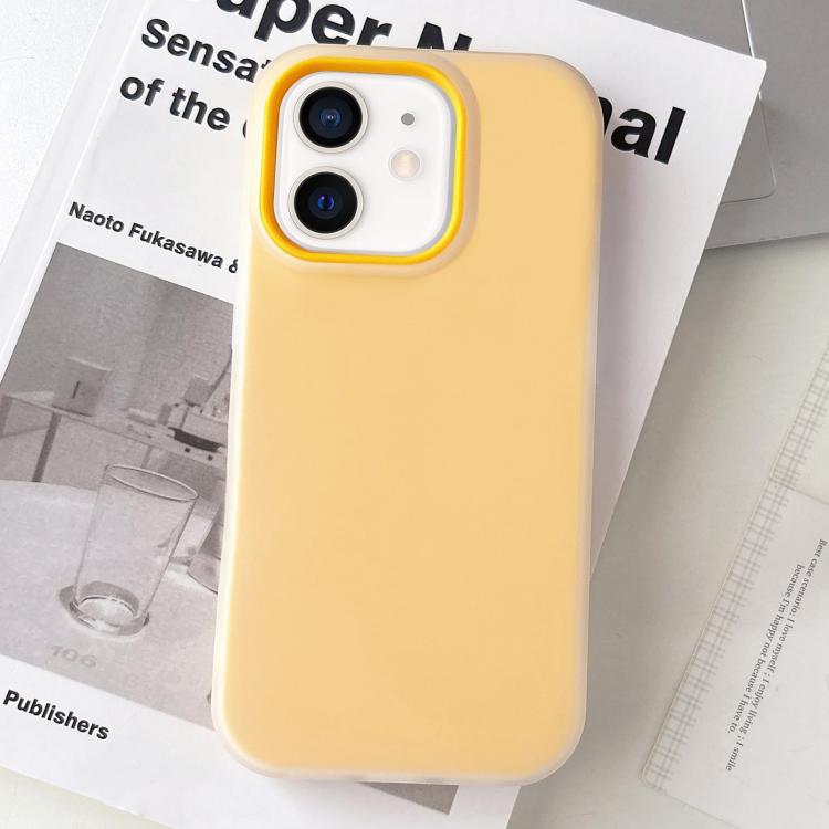 غطاء هاتف هجين من TPU وPC ملمس مطفي بلون هلامي، لـ iPhone 12 Pro Max، لـ iPhone 12 Pro، لـ iPhone 11