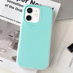 غطاء هاتف هجين من TPU وPC ملمس مطفي بلون هلامي، لـ iPhone 12 Pro Max، لـ iPhone 12 Pro، لـ iPhone 11