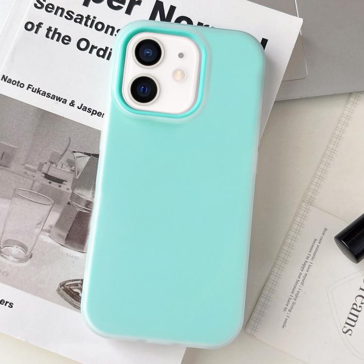 غطاء هاتف هجين من TPU وPC ملمس مطفي بلون هلامي، لـ iPhone 12 Pro Max، لـ iPhone 12 Pro، لـ iPhone 11