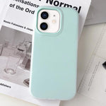 غطاء هاتف هجين من TPU وPC ملمس مطفي بلون هلامي، لـ iPhone 12 Pro Max، لـ iPhone 12 Pro، لـ iPhone 11