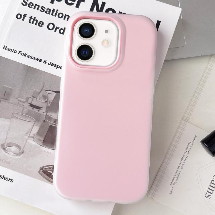 غطاء هاتف هجين من TPU وPC ملمس مطفي بلون هلامي، لـ iPhone 12 Pro Max، لـ iPhone 12 Pro، لـ iPhone 11
