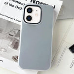 غطاء هاتف هجين من TPU وPC ملمس مطفي بلون هلامي، لـ iPhone 12 Pro Max، لـ iPhone 12 Pro، لـ iPhone 11