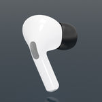 6 أزواج من سدادات أذن سيليكون قابلة للاستبدال لسماعات AirPods Pro، مع صندوق تخزين، سيليكون أبيض