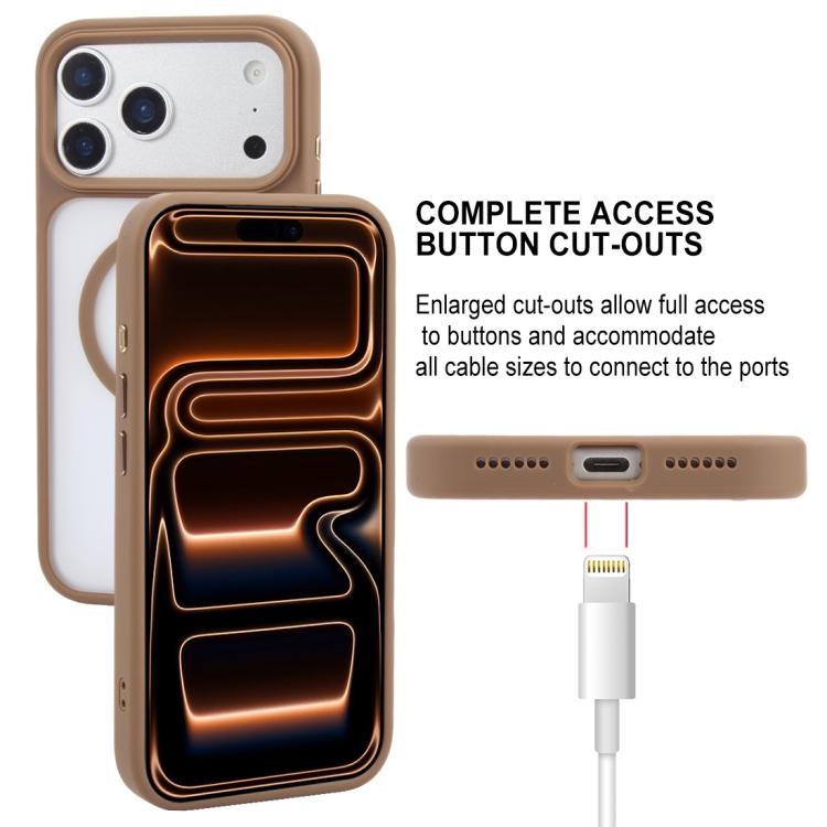 غطاء هاتف GEBEI Jazz Series Skin Feel مطفي MagSafe، لهواتف iPhone 17 Pro Max، iPhone 17 Pro، iPhone 17، iPhone Air