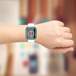 غطاء ساعة xDfind PC مجوف نصف شفاف، لسلسلة Apple Watch 3 / 2 / 1 مقاس 42مم