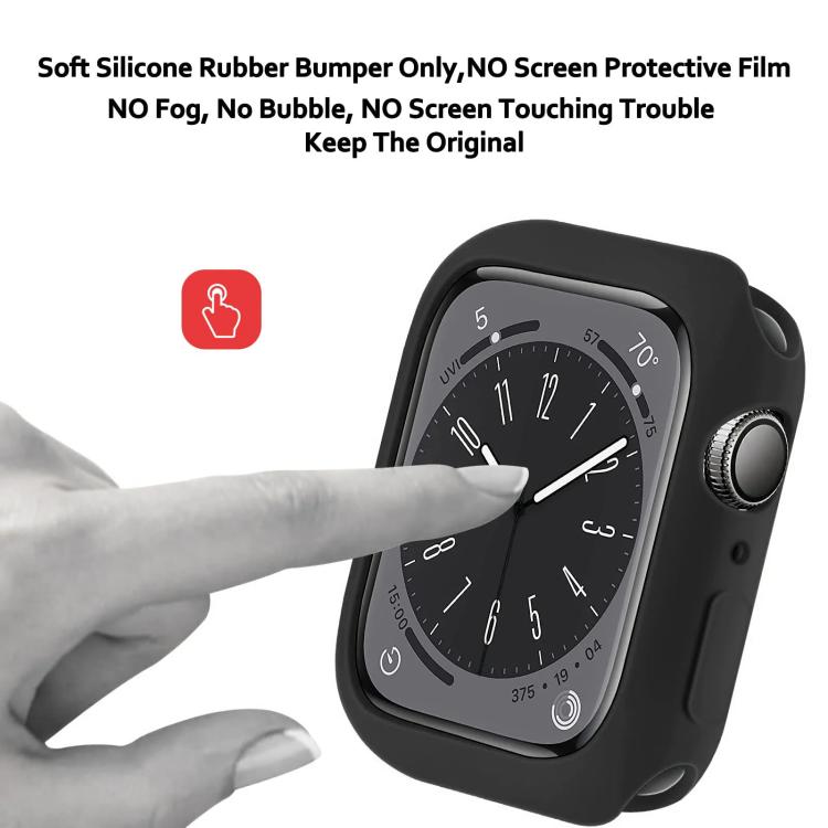 غطاء ساعة xDfind Candy من TPU، لسلسلة Apple Watch 6 / 5 / 4 / SE مقاس 44مم، لسلسلة Apple Watch 6 / 5 / 4 / SE مقاس 40مم، لسلسلة Apple Watch 9 / 8 / 7 مقاس 45مم، لسلسلة Apple Watch 9 / 8 / 7 مقاس 41مم