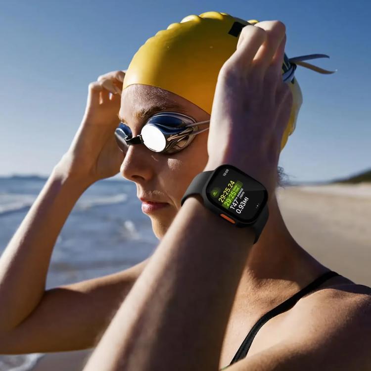 غطاء ساعة xDfind مدمج مع فيلم زجاج مقسّى من PC، لسلسلة Apple Watch Ultra 3 / 2 / 1 مقاس 49مم، لسلسلة Apple Watch 9 / 8 / 7 مقاس 45مم، لسلسلة Apple Watch 9 / 8 / 7 مقاس 41مم، لسلسلة Apple Watch 3 / 2 / 1 مقاس 38مم