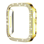غطاء ساعة xDfind PC مجوف مزدوج الصفوف مع تصميم ماسي، لسلسلة Apple Watch 6 / 5 / 4 / SE مقاس 44مم، لسلسلة Apple Watch 6 / 5 / 4 / SE مقاس 40مم، لسلسلة Apple Watch 11 مقاس 46مم / 10 مقاس 46مم، لسلسلة Apple Watch 11 مقاس 42مم / 10 مقاس 42مم