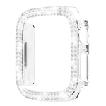 غطاء ساعة xDfind PC مجوف مزدوج الصفوف مع تصميم ماسي، لسلسلة Apple Watch 6 / 5 / 4 / SE مقاس 44مم، لسلسلة Apple Watch 6 / 5 / 4 / SE مقاس 40مم، لسلسلة Apple Watch 11 مقاس 46مم / 10 مقاس 46مم، لسلسلة Apple Watch 11 مقاس 42مم / 10 مقاس 42مم