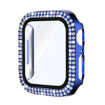 غطاء ساعة xDfind مدمج مع فيلم زجاج مقسّى مزدوج الصفوف مع تصميم ماسي من PC، لسلسلة Apple Watch 9 / 8 / 7 مقاس 41مم، لسلسلة Apple Watch 3 / 2 / 1 مقاس 38مم، لسلسلة Apple Watch 3 / 2 / 1 مقاس 42مم