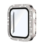 غطاء ساعة xDfind مدمج مع فيلم زجاج مقسّى مزدوج الصفوف مع تصميم ماسي من PC، لسلسلة Apple Watch 9 / 8 / 7 مقاس 41مم، لسلسلة Apple Watch 3 / 2 / 1 مقاس 38مم، لسلسلة Apple Watch 3 / 2 / 1 مقاس 42مم