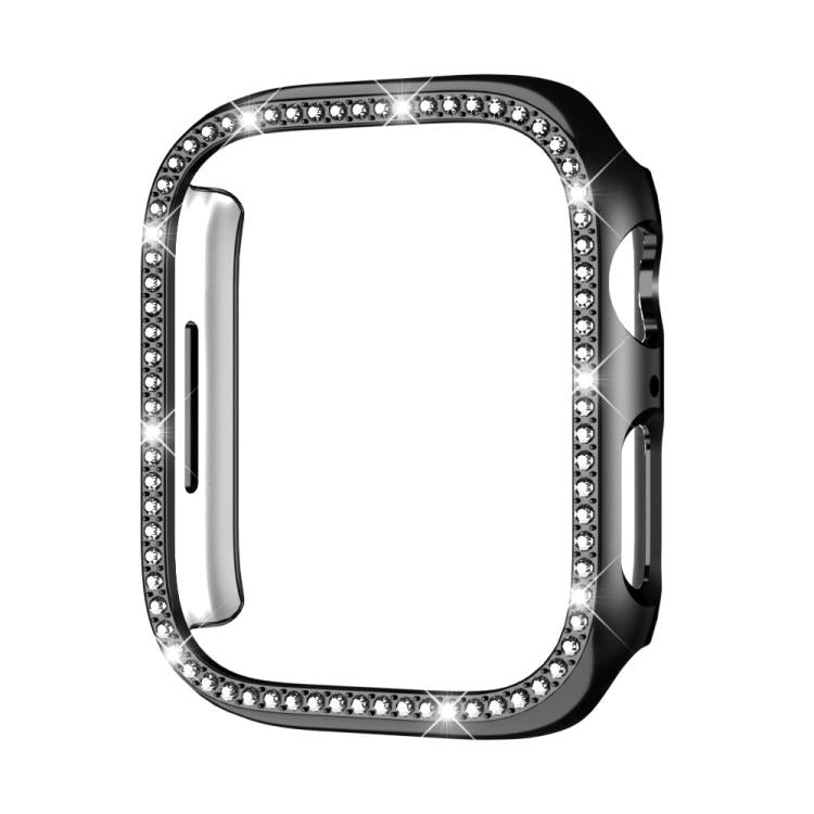 غطاء ساعة xDfind بتصميم ماسي مجوف صف واحد، لسلسلة Apple Watch 11 مقاس 46مم / 10 مقاس 46مم، لسلسلة Apple Watch 11 مقاس 42مم / 10 مقاس 42مم
