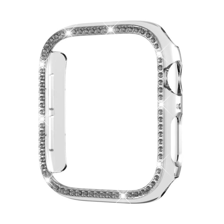 غطاء ساعة xDfind بتصميم ماسي مجوف صف واحد، لسلسلة Apple Watch 11 مقاس 46مم / 10 مقاس 46مم، لسلسلة Apple Watch 11 مقاس 42مم / 10 مقاس 42مم