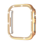 غطاء ساعة xDfind بتصميم ماسي مجوف صف واحد، لسلسلة Apple Watch 11 مقاس 46مم / 10 مقاس 46مم، لسلسلة Apple Watch 11 مقاس 42مم / 10 مقاس 42مم