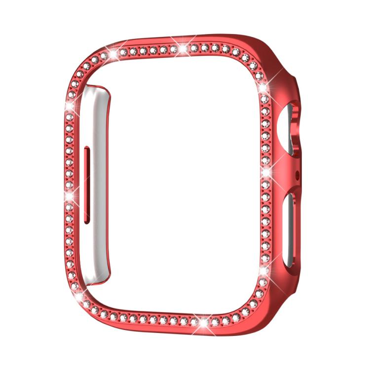 غطاء ساعة xDfind بتصميم ماسي مجوف صف واحد، لسلسلة Apple Watch 11 مقاس 46مم / 10 مقاس 46مم، لسلسلة Apple Watch 11 مقاس 42مم / 10 مقاس 42مم
