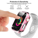 غطاء ساعة xDfind بتصميم ماسي مجوف صف واحد، لسلسلة Apple Watch 11 مقاس 46مم / 10 مقاس 46مم، لسلسلة Apple Watch 11 مقاس 42مم / 10 مقاس 42مم