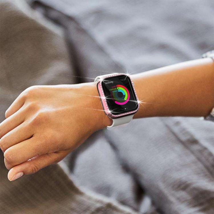 غطاء ساعة xDfind بتصميم ماسي مجوف صف واحد، لسلسلة Apple Watch 11 مقاس 46مم / 10 مقاس 46مم، لسلسلة Apple Watch 11 مقاس 42مم / 10 مقاس 42مم