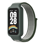 xDfind Plastic Cover Integrated Nylon Loop Watch Band, For Xiaomi Smart Band 9 Active / Redmi Band 3