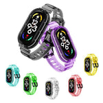 xDfind Glacier Armor Integrated Cover TPU Watch Band, For Xiaomi Smart Band 10 / 9 / 8