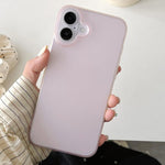 غطاء هاتف شفاف مطفي من TPU بتغطية كاملة، لهواتف iPhone 17 Pro Max، iPhone 17 Pro، iPhone 17، iPhone Air