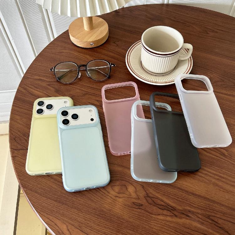 غطاء هاتف شفاف مطفي من TPU بتغطية كاملة، لهواتف iPhone 17 Pro Max، iPhone 17 Pro، iPhone 17، iPhone Air