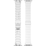 حزام ساعة بسبيكة التيتانيوم مع إبزيم مسطح سريع الفتح بحبة واحدة، لسلسلة Apple Watch مقاسات 46مم / 49مم / 45مم / 44مم، لسلسلة Apple Watch مقاسات 42مم / 41مم / 40مم / 38مم