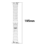 حزام ساعة بسبيكة التيتانيوم مع إبزيم مسطح سريع الفتح بحبة واحدة، لسلسلة Apple Watch مقاسات 46مم / 49مم / 45مم / 44مم، لسلسلة Apple Watch مقاسات 42مم / 41مم / 40مم / 38مم