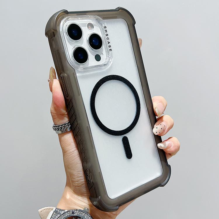 غطاء هاتف شفاف مطفي هجين من TPU وPC مع MagSafe 3 في 1، لهواتف iPhone 15 Pro Max، iPhone 15 Pro، iPhone 15 Plus، iPhone 15، iPhone 14 Plus، iPhone 14، iPhone 14 Pro، iPhone 14 Pro Max