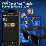 نظارات ذكية W630 800 واط WiFi4 مع التعرف على الصور بالذكاء الاصطناعي ومكالمات بلوتوث وترجمة ذكية