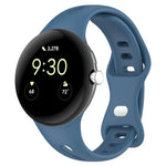 سوار ساعة سيليكون صغير الخصر بإبزيم فراشة من xDfind، لساعات Google Pixel Watch 4 / 3 / 2 / 1 مقاس 41مم