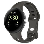 سوار ساعة سيليكون صغير الخصر بإبزيم فراشة من xDfind، لساعات Google Pixel Watch 4 / 3 / 2 / 1 مقاس 41مم