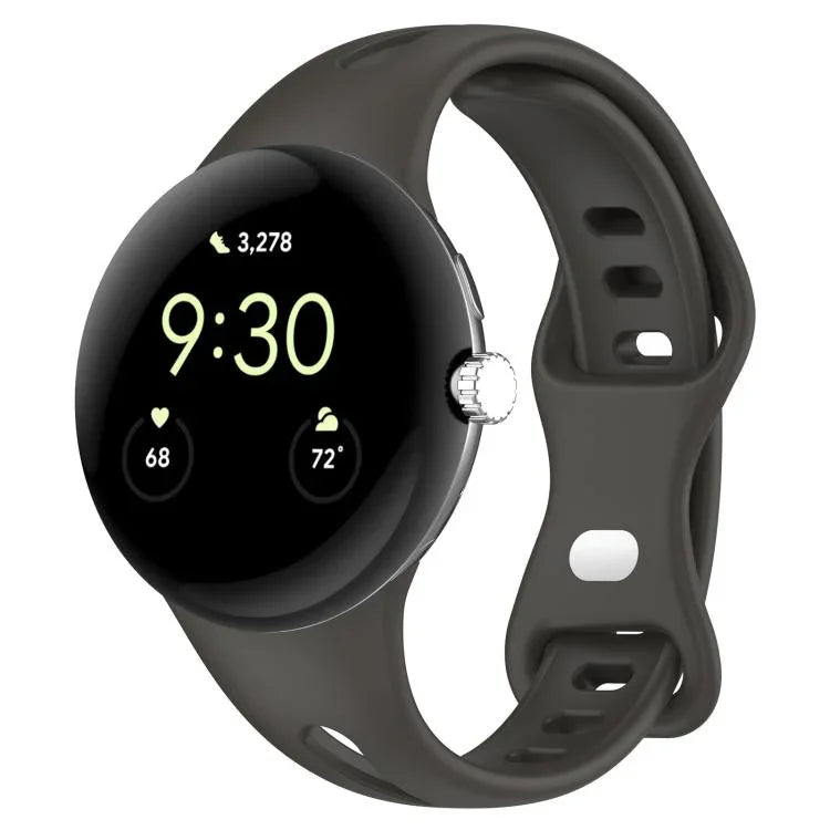 سوار ساعة سيليكون صغير الخصر بإبزيم فراشة من xDfind، لساعات Google Pixel Watch 4 / 3 / 2 / 1 مقاس 41مم
