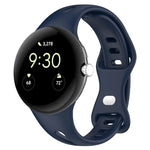 سوار ساعة سيليكون صغير الخصر بإبزيم فراشة من xDfind، لساعات Google Pixel Watch 4 / 3 / 2 / 1 مقاس 41مم