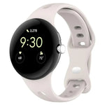 سوار ساعة سيليكون صغير الخصر بإبزيم فراشة من xDfind، لساعات Google Pixel Watch 4 / 3 / 2 / 1 مقاس 41مم
