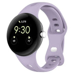 سوار ساعة سيليكون صغير الخصر بإبزيم فراشة من xDfind، لساعات Google Pixel Watch 4 / 3 / 2 / 1 مقاس 41مم