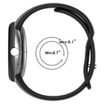 سوار ساعة سيليكون صغير الخصر بإبزيم فراشة من xDfind، لساعات Google Pixel Watch 4 / 3 / 2 / 1 مقاس 41مم