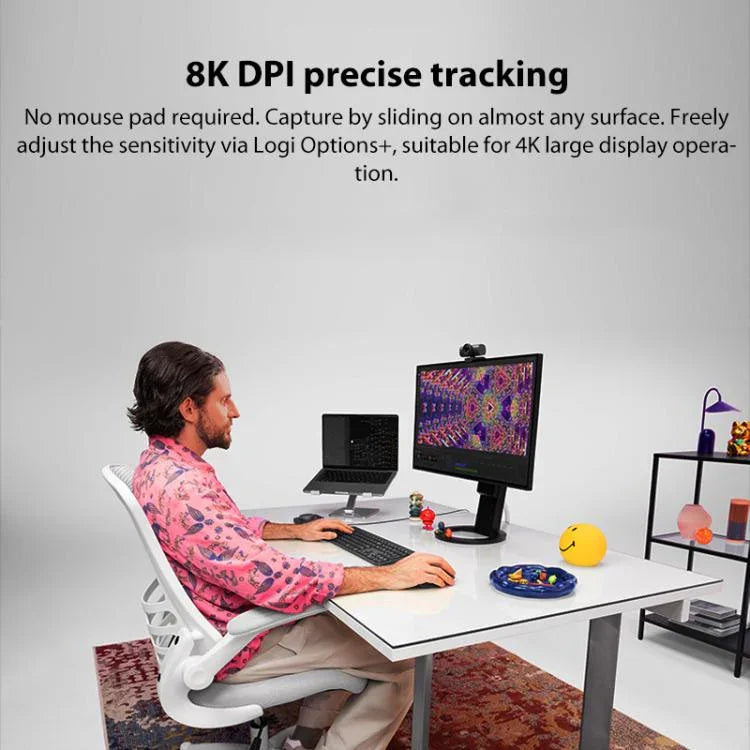 فأرة لاسلكية لوجيتك MX Master 4 بدقة 8K DPI
