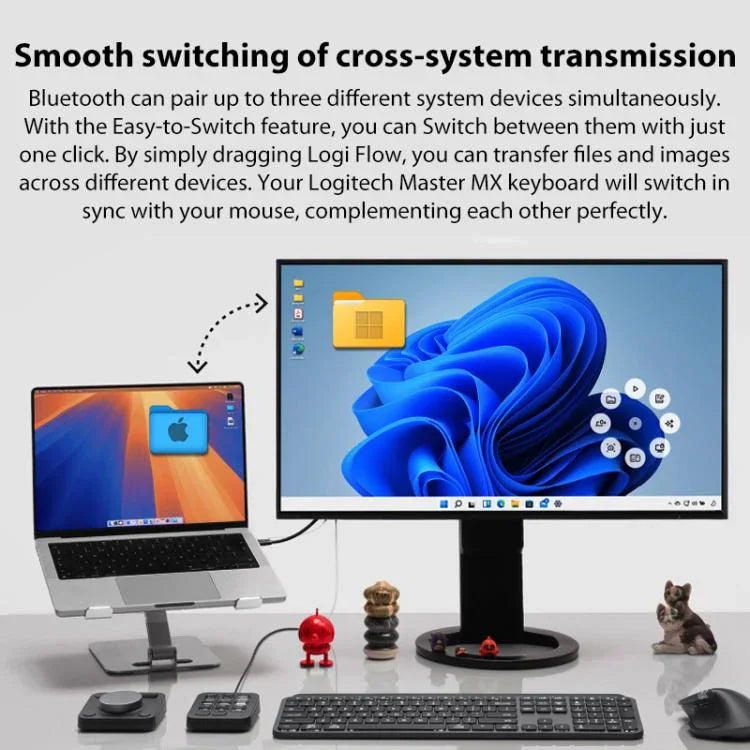 فأرة لاسلكية لوجيتك MX Master 4 بدقة 8K DPI
