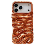 Cream Texture Electroplating TPU Full Coverage Phone Case, For iPhone 18 Pro Max, For iPhone 17 Pro Max, For iPhone 17 Pro