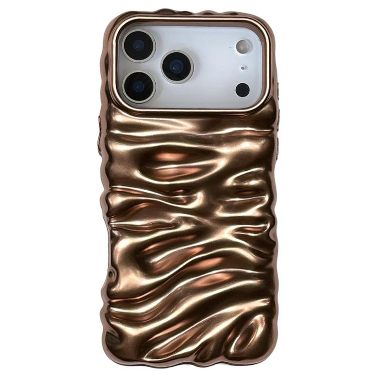 Cream Texture Electroplating TPU Full Coverage Phone Case, For iPhone 18 Pro Max, For iPhone 17 Pro Max, For iPhone 17 Pro